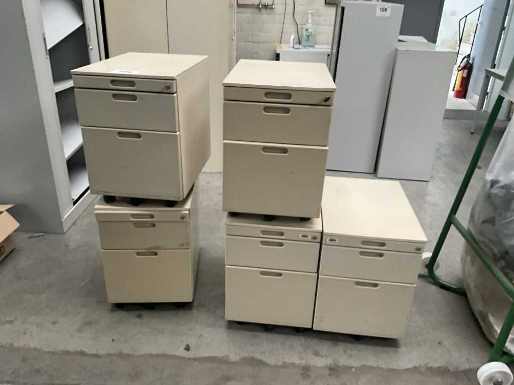6 Mobile drawer units