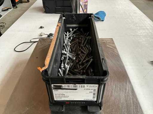 Würth 6.07kg Screw cylinder head M6 x 65 in stackable box