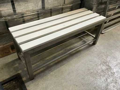 Stainless steel bench