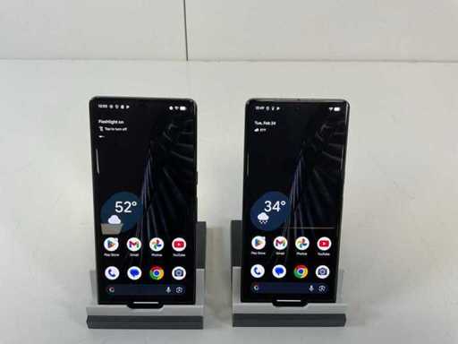 Google Pixel 7 Pro - 128 Go - Noir (2x)