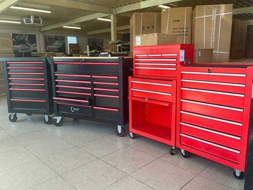 Various tool trolleys and attributes