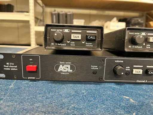 ASL / Beyerdynamic - Set completo di citofono, 4 stazioni di interfono, inclusa la cassa