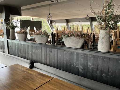 Brynxz - Handgefertigter Blumentopf aus Stein (5x)