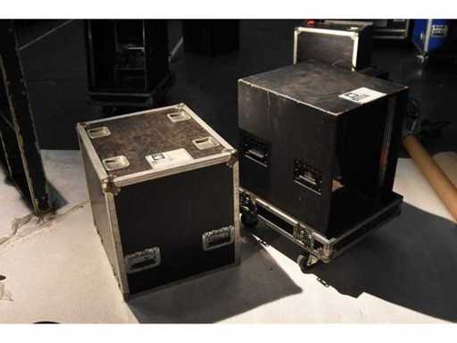 Cutia Stolp pentru carcasă de zbor - Echipament de suportare de 19"