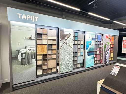 Presentatiewand 7 meter "Tapijt"