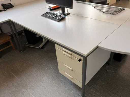WINI - Formularz 2000 - Lot 7x Biurko robocze 160x80x72,5 cm