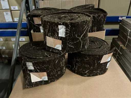 Fetru de petrecere RAW 15cmx5mtr maro (90x)