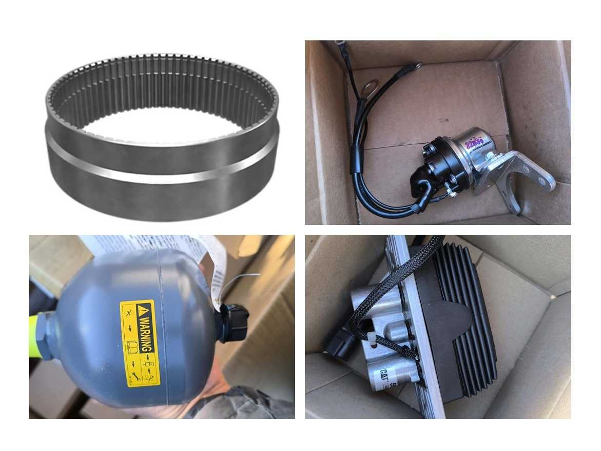 CATERPILLAR MISCELLANEOUS HYDRAULIC AND MECHANICAL PARTS Caterpillar Parts Pallet – Hydraulic and Mechanical Elements