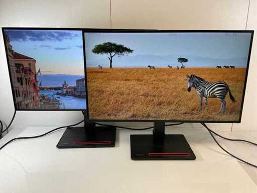 Lenovo (P27H-20) 27", 2560x1440 (QHD) Monitoarele IPS (2x)