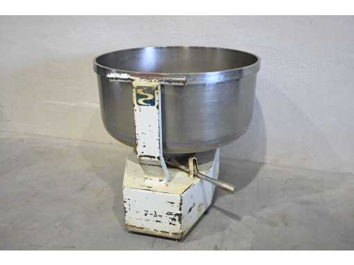 Sancassiano 150 Extendable Stainless Steel Spiral Kneader Tub