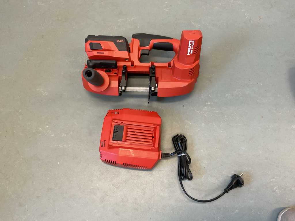 Hilti cordless band discount saw