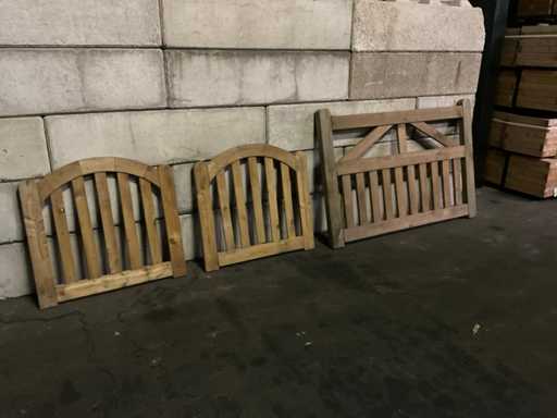 Partij Hillhout geïmpregneerd Grenen looppoorten  