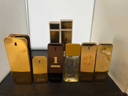 6x Paco Rabanne 1 Million Perfume