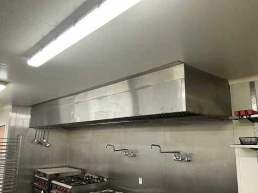 Stainless steel extractor hood