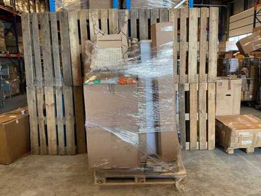Pallet retour goederen 