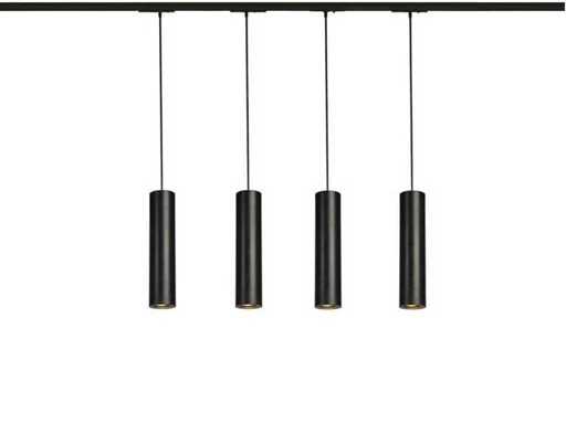 8 x GT Lago 1-fase rail pendellampen zwart