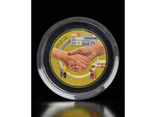 Verzorgers / Verzorgers – 1/500 ounce fijn goud 999 munt, Tsjaad 3000 frank CFA, met certificaat | Gratis verzending binnen de EU
