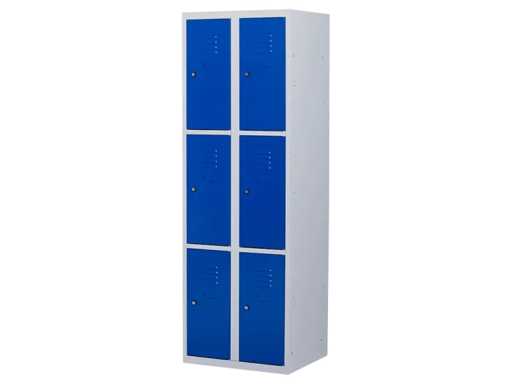Povag Lkp-322 Locker Cabinet 6 doors 2 pieces