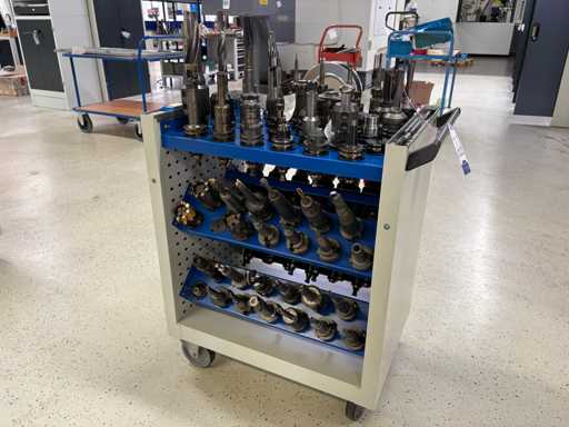 GARANT Post SK 40 Tool Holders incl. Tool Carrier Trolley