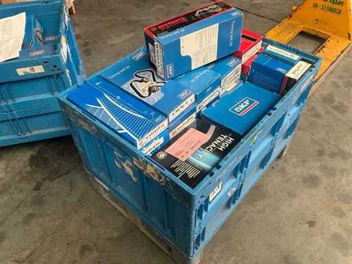 SKF / Gates / Dayco - Courroie de distribution, tendeur et tendeur - Jeu de courroie de distribution - Lot de pièces automobiles (48x)