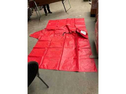 Unieke partij + 20 transportzakken springkastelen(S, M, L en XL))