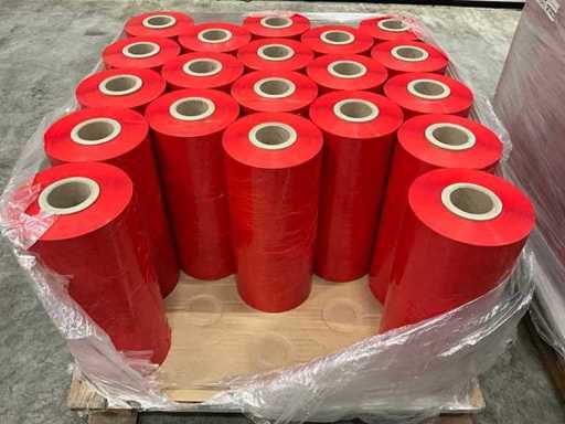 Koemans - 50/1500/23 czerwone, nieprzezroczyste, 300% - folia stretch (340 kg)