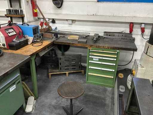 HOFFMANN werkbank met inhoud