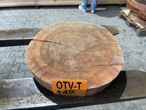 Rosewood disc, Thickness 75mm, Ø 400mm