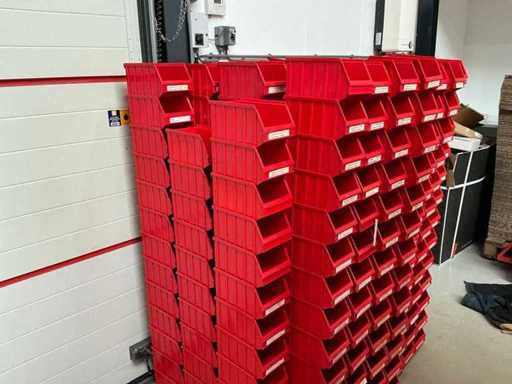 O mulțime de containere de stivuit NR.3 14.8x24xH13cm (390x)