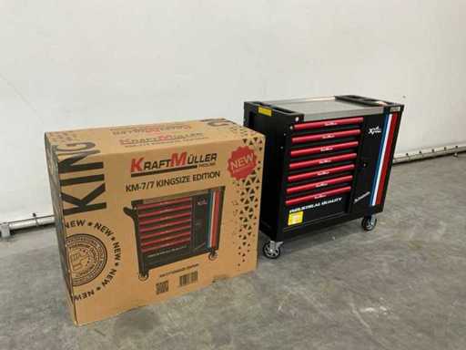 KraftMüller KM-7/7 kingsize edition Gereedschapswagen 261 pcs