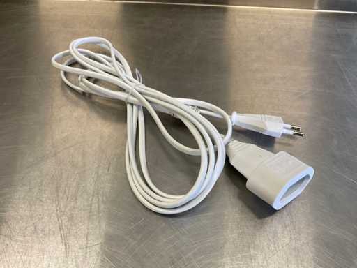 (20x) Q-Link euro Extension cord - 3 mtr - 2x0.75 mm2 (20x)