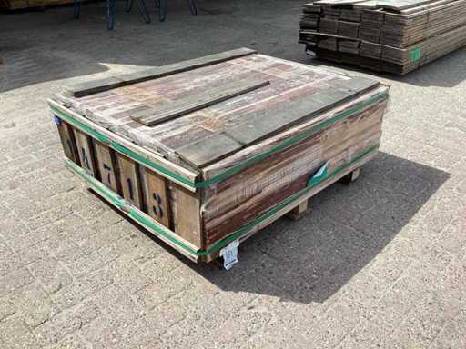 Hardhouten Lat 40x60x1250mm (170x)