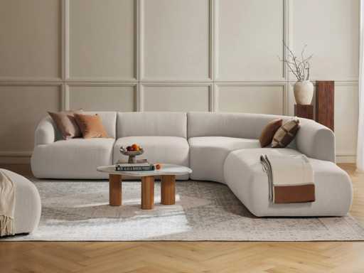 Sofia 4-seater modular corner sofa - Westwing Collection