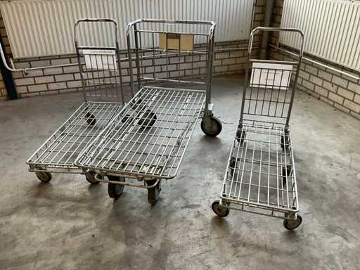 Winkel plateauwagen (3x)