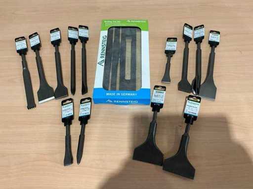 Rennsteig handgereedschap steenbeitels + sds steenbeitels + doorslagen