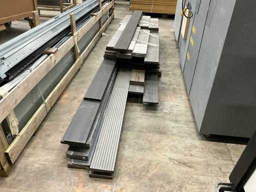 Plastic decking boards