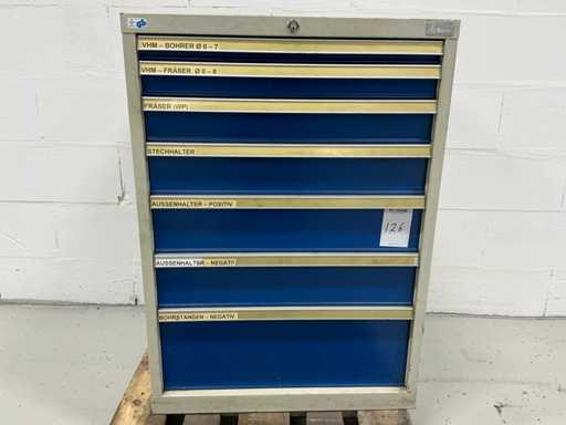 Armoire à tiroirs à outils Garant avec 7 tiroirs et contenu