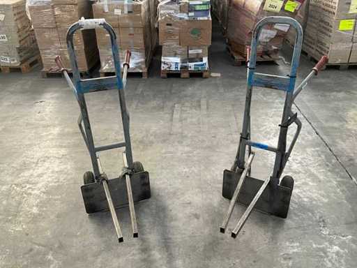 Transportkar voor stapelstoelen (2x)