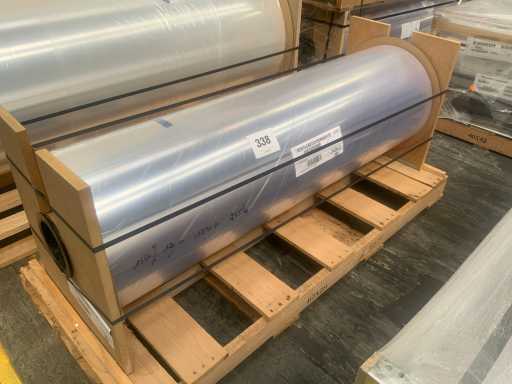 Rouleau de palette 120 microns feuille transparente