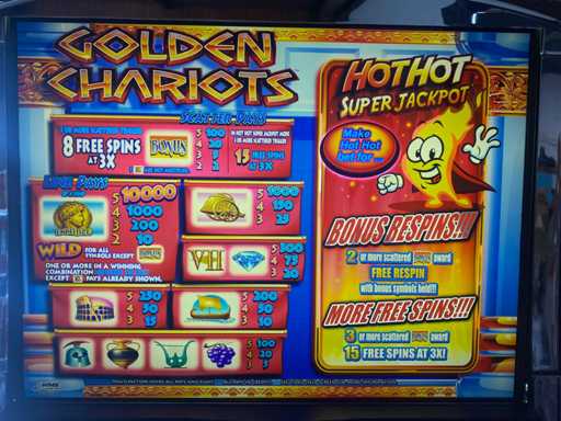 WMS - Golden Chariots - Speelautomaat