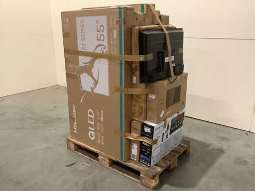 Téléviseurs palettes Retour de marchandises - 10 articles