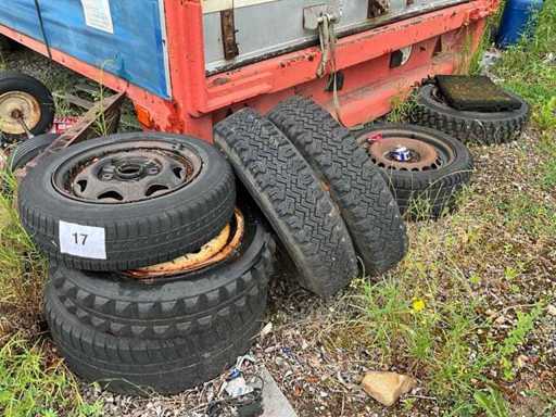 Batch of various Car tires