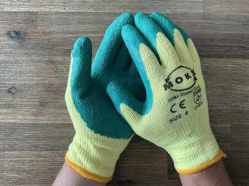 Mokx Latex dipped Werkhandschoen (120x)