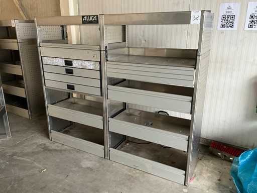 Aluca 200x170 cm Van racking