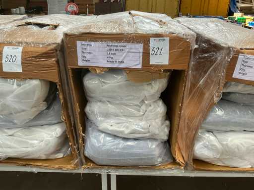 12 Inch Mattress Cover 160x200cm (4x)