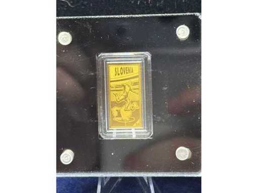 Calcio 2024 - Slovenia | 1/500oz oro 999 fine