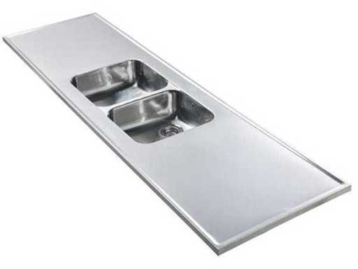 Reginox stainless steel worktop 211 cm / Sink