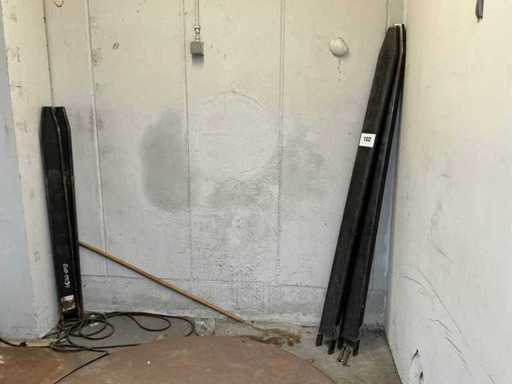 Set de linguri de extensie pentru stivuitor (2x)