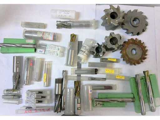 Fraises à fettes (30x) (D=8 à 25 mm) incluant les fraises à rouleaux en carbure/fraises à disque 