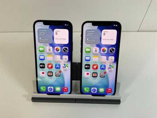 Apple iPhone 12 - 64 GB - Black (2x)